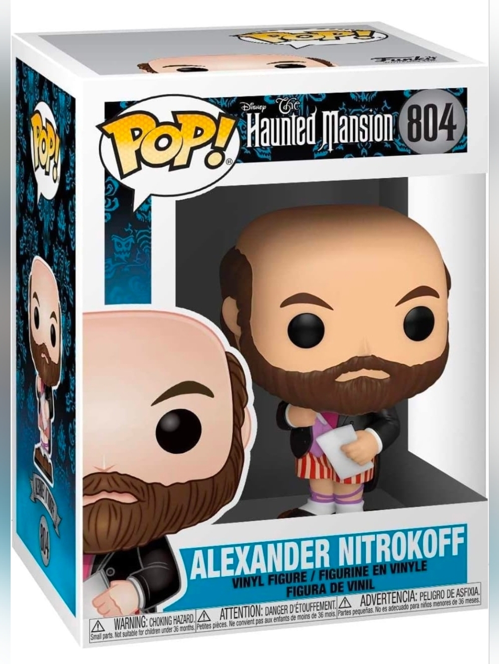 Funko Pop Disney Haunted Mansion Alexander Nitrokoff #804 CHASE Limited Edition - Picture 3 of 4